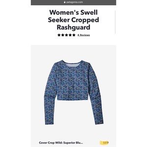 Patagonia Women’s Swell Seeker Cropped Rashguard